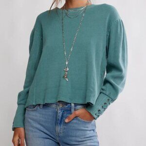 NWOT Free People Lapis Cuff in Cypress